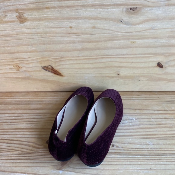 BOTIKER Purple/Maroon Suede Flats - Picture 3 of 8
